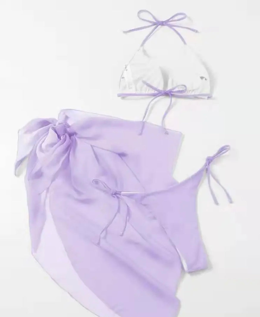 Bikini 3-PCS - Lavendel Cover