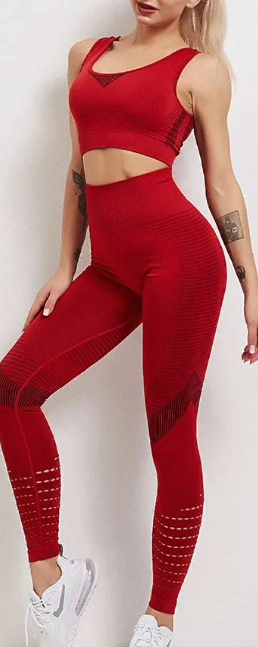 Seamless Gymwear - Red Love